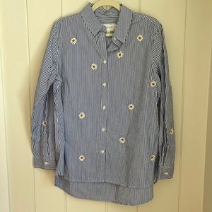 The Great. Embroidered Button down - 3